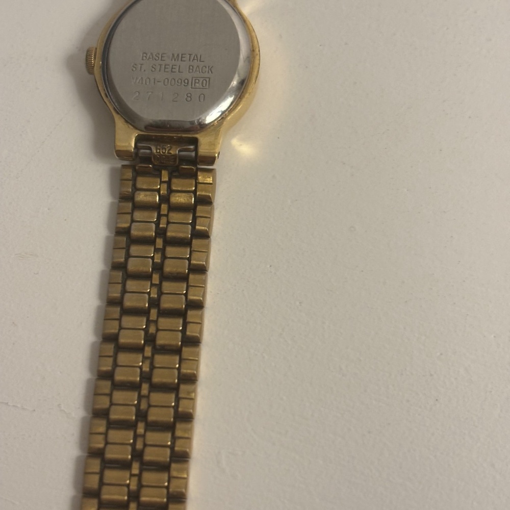 Vintage Seiko Quartz Women’s Gold Tone Watch – Japan Movt – Not Working / Parts - Picture 7 of 9